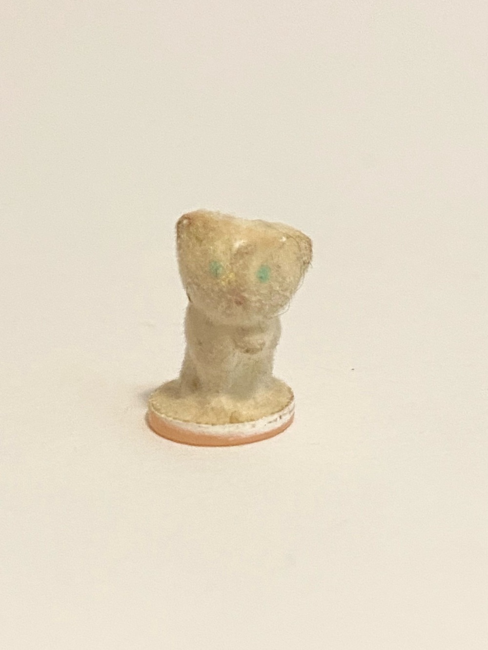 Vintage Polly Pocket Doll White Kitty Cat Animal Figure Bluebird Toy 1993